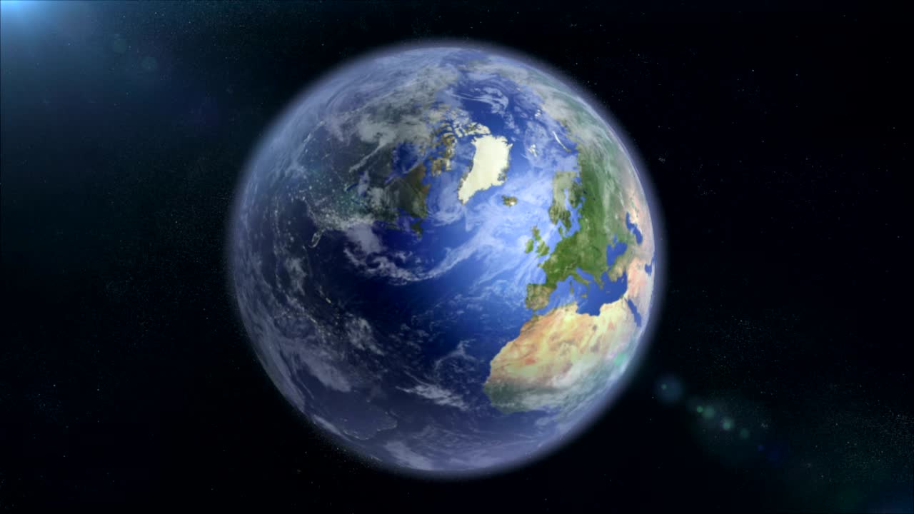 Erdkugel — globale Standorte